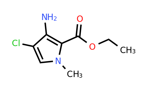CAS 100158-71-2 | Ethyl 3-amino-4-chloro-1-methyl-1H-pyrrole-2-carboxylate