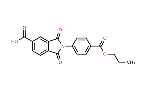 CAS 100162-30-9 | 1,3-Dioxo-2-(4-(propoxycarbonyl)phenyl)isoindoline-5-carboxylic acid
