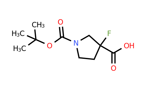 CAS 1001754-59-1 | 1-(Tert-butoxycarbonyl)-3-fluoropyrrolidine-3-carboxylic acid