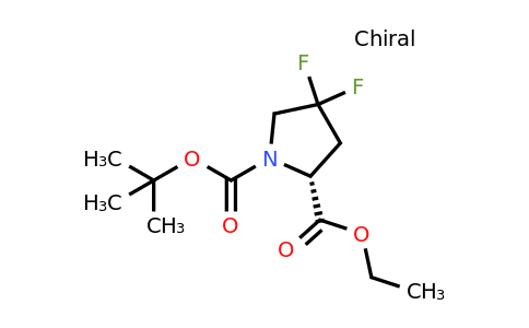 CAS 1001853-59-3 | 1-tert-butyl 2-ethyl (2R)-4,4-difluoropyrrolidine-1,2-dicarboxylate