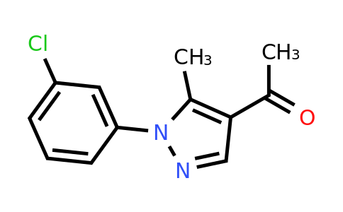 CAS 10021-79-1 | 1-[1-(3-Chlorophenyl)-5-methyl-1H-pyrazol-4-yl]ethan-1-one