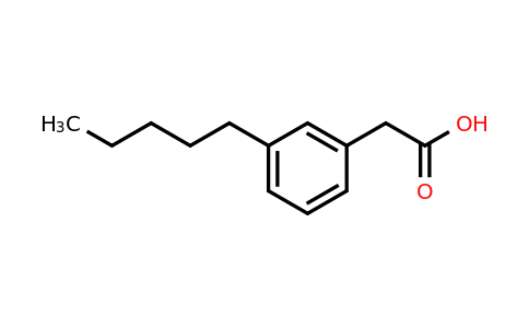 CAS 1002101-19-0 | 2-(3-pentylphenyl)acetic acid