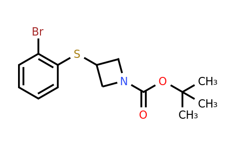 CAS 1002355-68-1 | tert-Butyl 3-[(2-bromophenyl)sulfanyl]azetidine-1-carboxylate