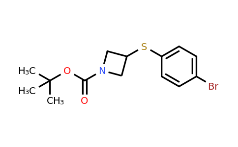 CAS 1002355-69-2 | 1-BOC-3-(4-bromophenyl)sulfanylazetidine