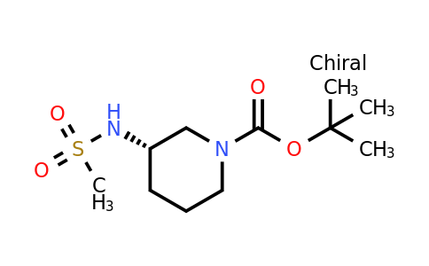 CAS 1002359-92-3 | (S)-tert-Butyl 3-(methylsulfonamido)piperidine-1-carboxylate