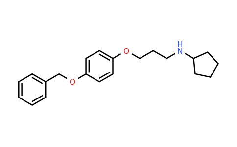 CAS 1002513-89-4 | N-{3-[4-(benzyloxy)phenoxy]propyl}cyclopentanamine