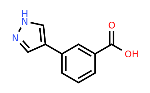 CAS 1002535-21-8 | 3-(1H-Pyrazol-4-YL)benzoic acid