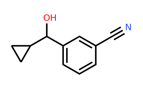 CAS 1002750-36-8 | 3-(Cyclopropyl(hydroxy)methyl)benzonitrile