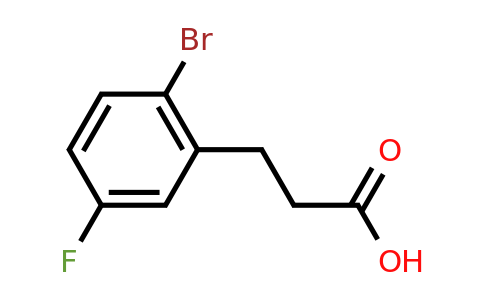 CAS 1003048-71-2 | 3-(2-bromo-5-fluorophenyl)propanoic acid