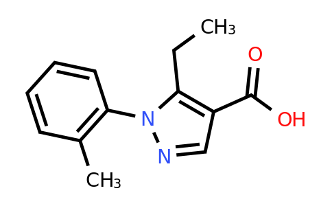 CAS 1003177-35-2 | 5-ethyl-1-(2-methylphenyl)-1H-pyrazole-4-carboxylic acid