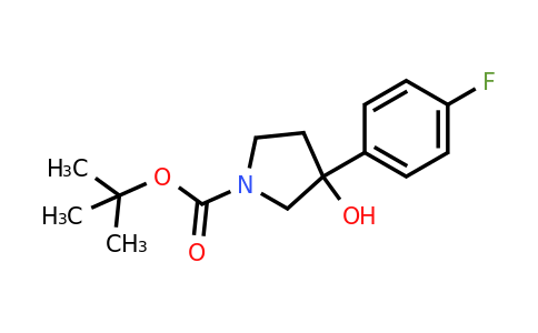 CAS 1003560-58-4 | 1-Boc-3-(4-fluorophenyl)-3-hydroxypyrrolidine