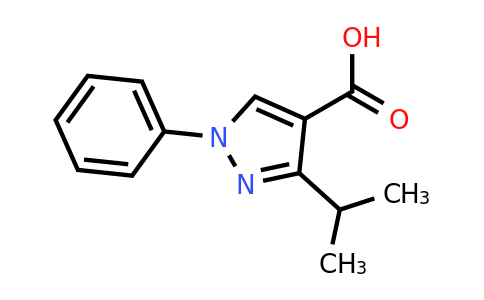 CAS 1003577-72-7 | 1-Phenyl-3-(propan-2-yl)-1H-pyrazole-4-carboxylic acid