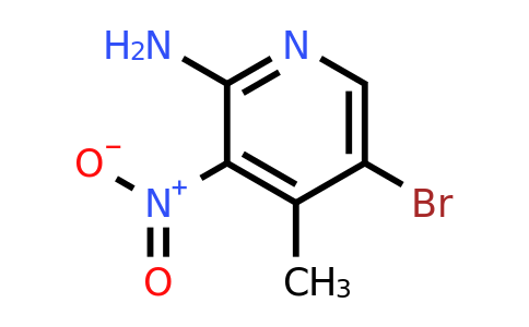 2-Amino-5-bromo-4-methyl-3-nitropyridine