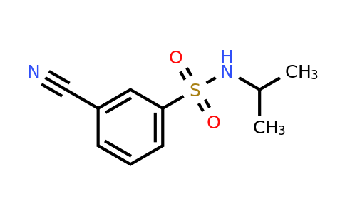 CAS 1003740-72-4 | 3-Cyano-N-isopropylbenzenesulfonamide