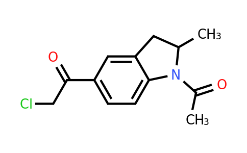 CAS 100380-73-2 | 1-(1-Acetyl-2-methyl-2,3-dihydro-1H-indol-5-yl)-2-chloroethan-1-one