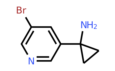 CAS 1003856-13-0 | 1-(5-Bromopyridin-3-YL)cyclopropanamine
