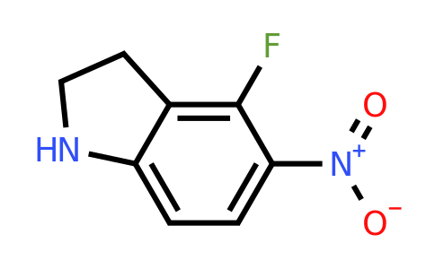 4-fluoro-5-nitro-2,3-dihydro-1H-indole