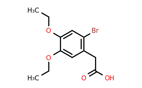 CAS 100388-17-8 | 2-(2-bromo-4,5-diethoxyphenyl)acetic acid