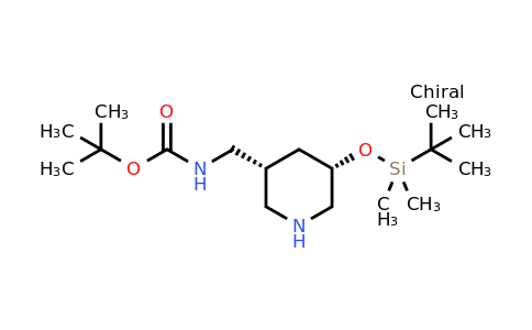 CAS 1003946-15-3 | tert-butyl N-{[(3R,5S)-5-[(tert-butyldimethylsilyl)oxy]piperidin-3-yl]methyl}carbamate