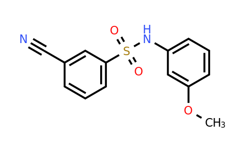 CAS 1004033-45-7 | 3-Cyano-N-(3-methoxyphenyl)benzenesulfonamide