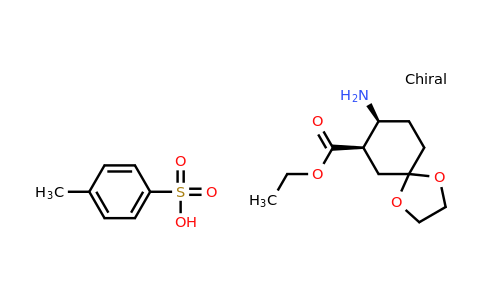 CAS 1004536-92-8 | ethyl (7R,8S)-8-amino-1,4-dioxaspiro[4.5]decane-7-carboxylate;4-methylbenzenesulfonic acid