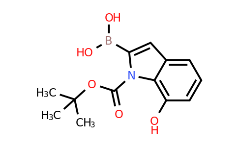 CAS 1004552-87-7 | 2-borono-7-hydroxy-1H-indole-1-carboxylic acid-1-(1,1-dimethylethyl) ester