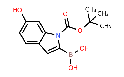 CAS 1004552-88-8 | (6-Hydroxy-1-{[(2-methyl-2-propanyl)oxy]carbonyl}-1H-indol-2-yl)b oronic acid