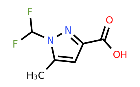 CAS 1004643-64-4 | 1-(Difluoromethyl)-5-methyl-1H-pyrazole-3-carboxylic acid