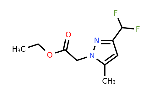 CAS 1004644-50-1 | Ethyl 2-(3-(difluoromethyl)-5-methyl-1H-pyrazol-1-yl)acetate