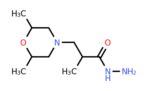 CAS 1005106-94-4 | 3-(2,6-dimethylmorpholin-4-yl)-2-methylpropanehydrazide