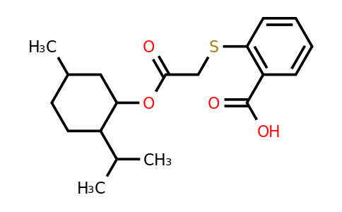 CAS 1005159-83-0 | 2-[(2-{[5-methyl-2-(propan-2-yl)cyclohexyl]oxy}-2-oxoethyl)sulfanyl]benzoic acid