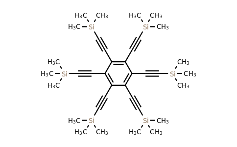 CAS 100516-62-9 | 1,2,3,4,5,6-Hexakis[2-(trimethylsilyl)ethynyl]benzene