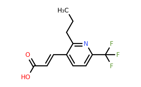 CAS 1005174-17-3 | (2E)-3-[2-propyl-6-(trifluoromethyl)pyridin-3-yl]prop-2-enoic acid