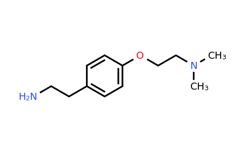 CAS 100525-69-7 | 2-{4-[2-(dimethylamino)ethoxy]phenyl}ethan-1-amine