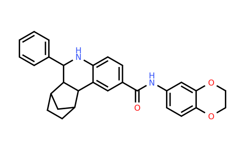 CAS 1005268-64-3 | N-(2,3-Dihydrobenzo[b][1,4]dioxin-6-yl)-6-phenyl-5,6,6a,7,8,9,10,10a-octahydro-7,10-methanophenanthridine-2-carboxamide