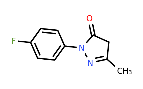 CAS 100553-83-1 | 1-(4-fluorophenyl)-3-methyl-4,5-dihydro-1H-pyrazol-5-one