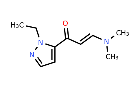 CAS 1005627-25-7 | (2E)-3-(dimethylamino)-1-(1-ethyl-1H-pyrazol-5-yl)prop-2-en-1-one