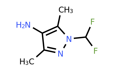 CAS 1005633-15-7 | 1-(Difluoromethyl)-3,5-dimethyl-1H-pyrazol-4-amine