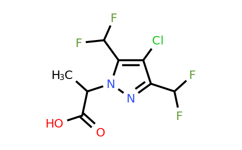 CAS 1005678-67-0 | 2-(4-Chloro-3,5-bis(difluoromethyl)-1H-pyrazol-1-yl)propanoic acid