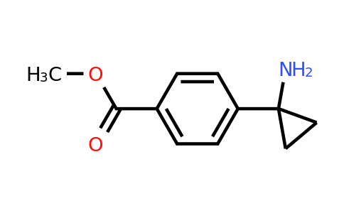 CAS 1006037-03-1 | 4-(1-Amino-cyclopropyl)-benzoic acid methyl ester