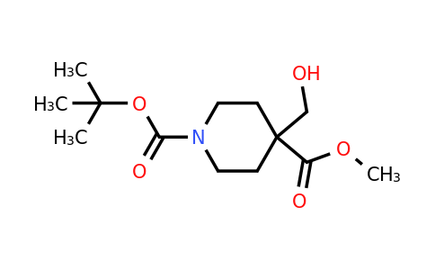 CAS 1006044-27-4 | 1-tert-butyl 4-methyl 4-(hydroxymethyl)piperidine-1,4-dicarboxylate