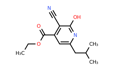 CAS 100616-10-2 | ethyl 3-cyano-2-hydroxy-6-(2-methylpropyl)pyridine-4-carboxylate