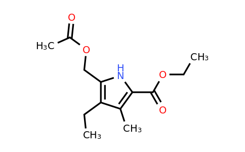 CAS 100619-73-6 | Ethyl 5-(acetoxymethyl)-4-ethyl-3-methyl-1H-pyrrole-2-carboxylate