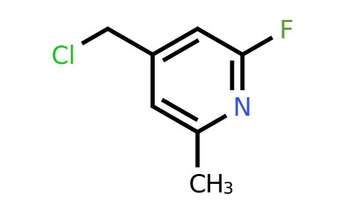 CAS 1006300-43-1 | 4-(Chloromethyl)-2-fluoro-6-methylpyridine