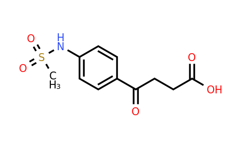 CAS 100632-57-3 | 4-(4-(Methylsulfonamido)phenyl)-4-oxobutanoic acid