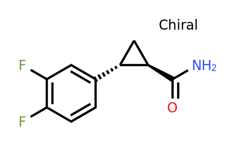 CAS 1006376-62-0 | (1R,2R)-2-(3,4-difluorophenyl)cyclopropanecarboxamide