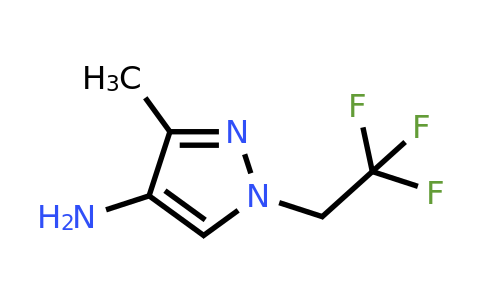 CAS 1006448-59-4 | 3-methyl-1-(2,2,2-trifluoroethyl)pyrazol-4-amine