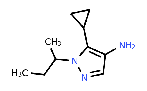 CAS 1006454-53-0 | 1-(butan-2-yl)-5-cyclopropyl-1H-pyrazol-4-amine