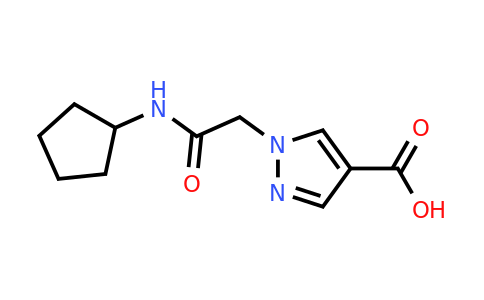 CAS 1006454-97-2 | 1-[(cyclopentylcarbamoyl)methyl]-1H-pyrazole-4-carboxylic acid