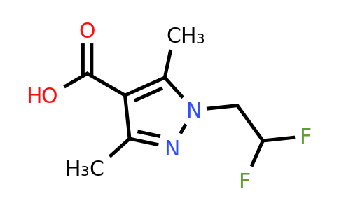 CAS 1006462-35-6 | 1-(2,2-difluoroethyl)-3,5-dimethyl-1H-pyrazole-4-carboxylic acid
